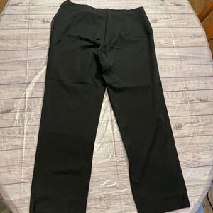 Fabrizio Gianni Black Stretch For High Comfort Made in the USA Dress Pants Sz 10